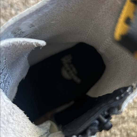 Dr. Martens: Stylish White Platform Boots - Picture 9 of 10